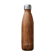 Insulated Stainless Steel Water Bottle - Wood