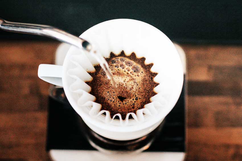 Alkaline water makes coffee taste better